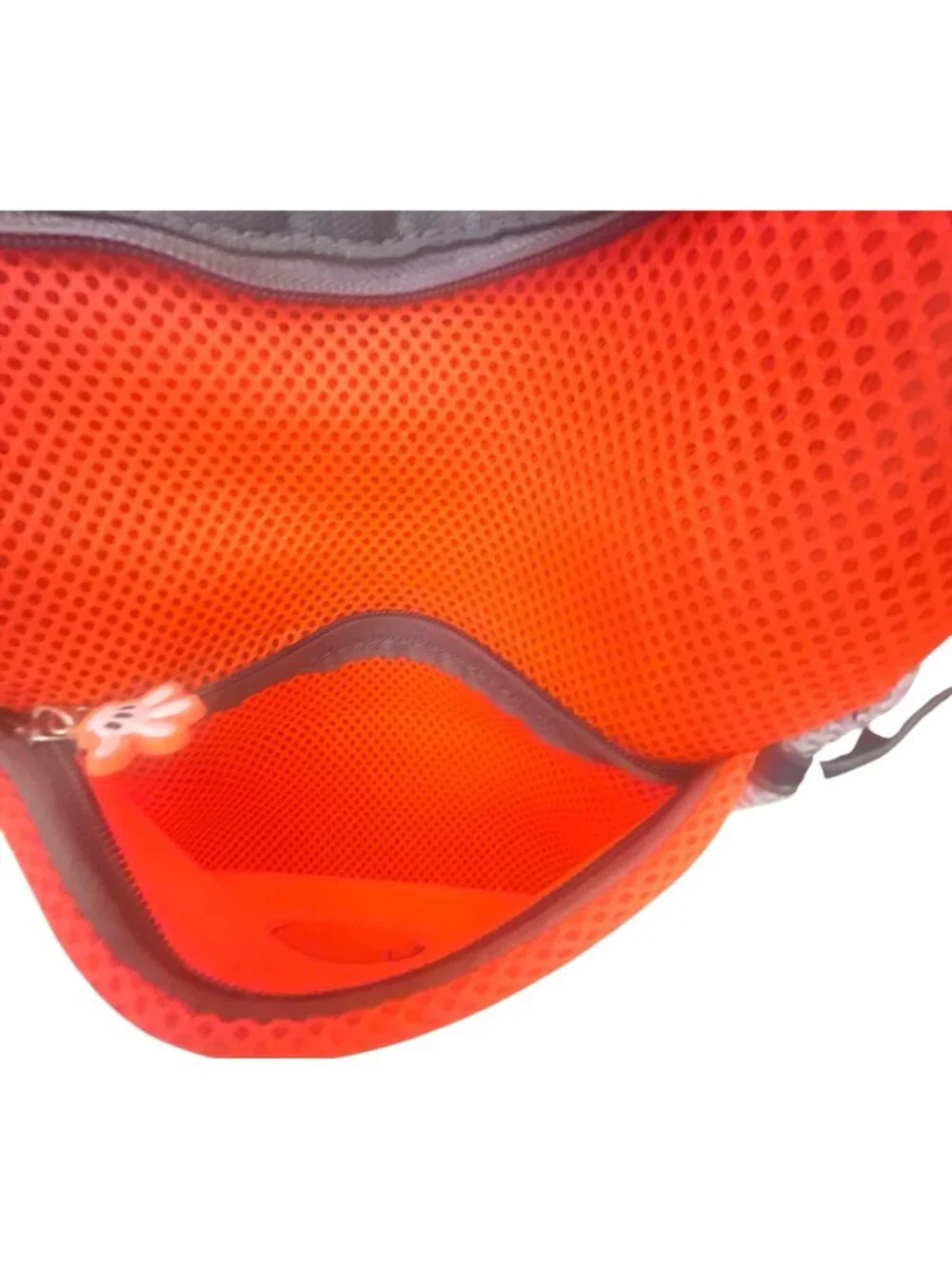 AGPet Pet Carrier Backpack Orange/Gray Mesh Size XL – Brand New With Tags